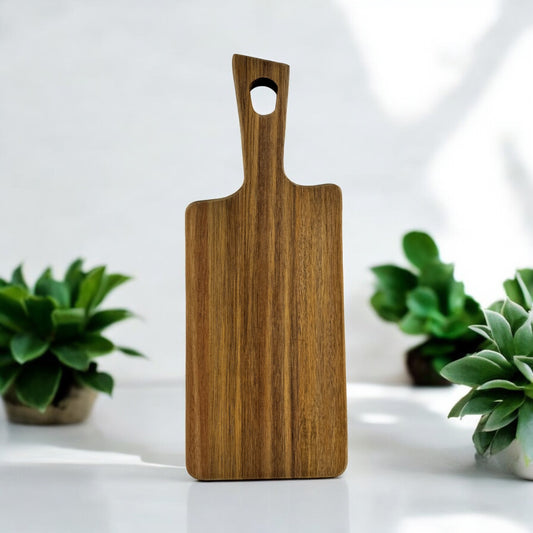 Asymmetrical Acacia Serving Board