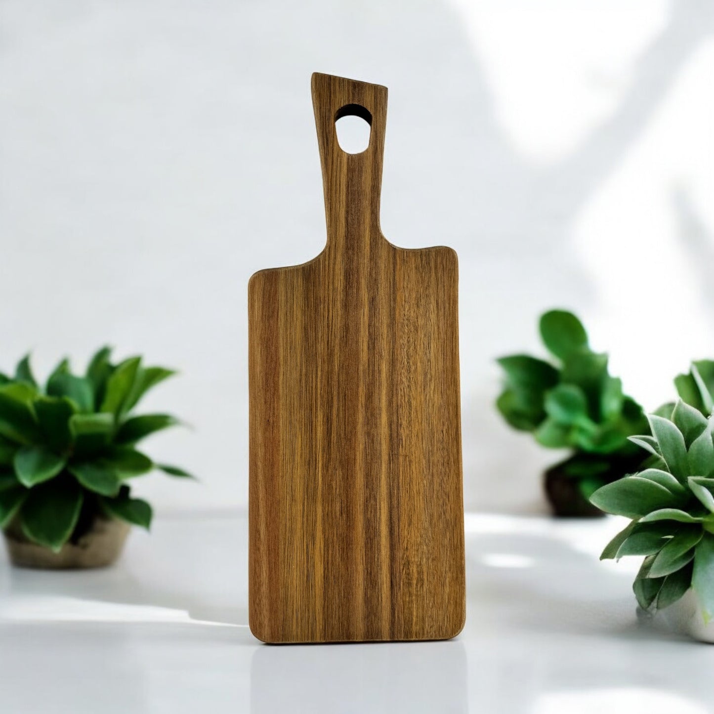 Asymmetrical Acacia Serving Board