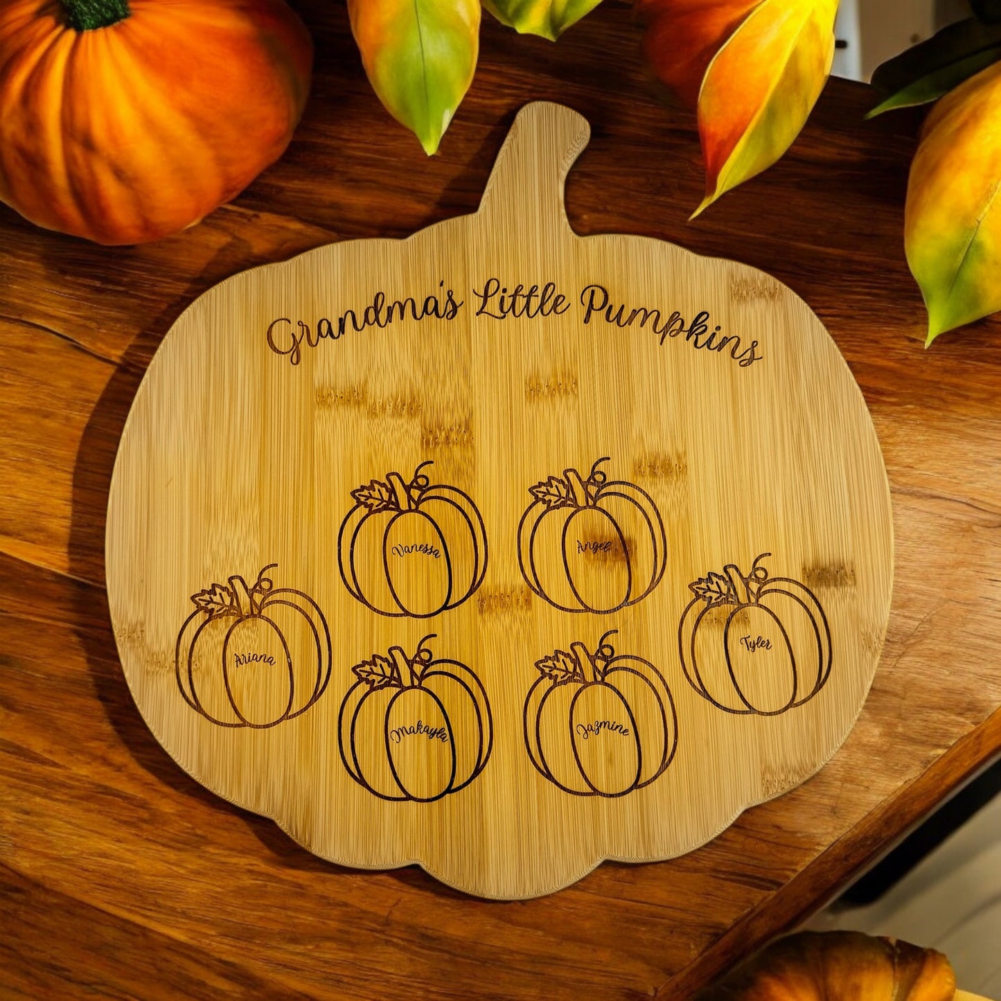 Pumpkin-Shaped Serving Board