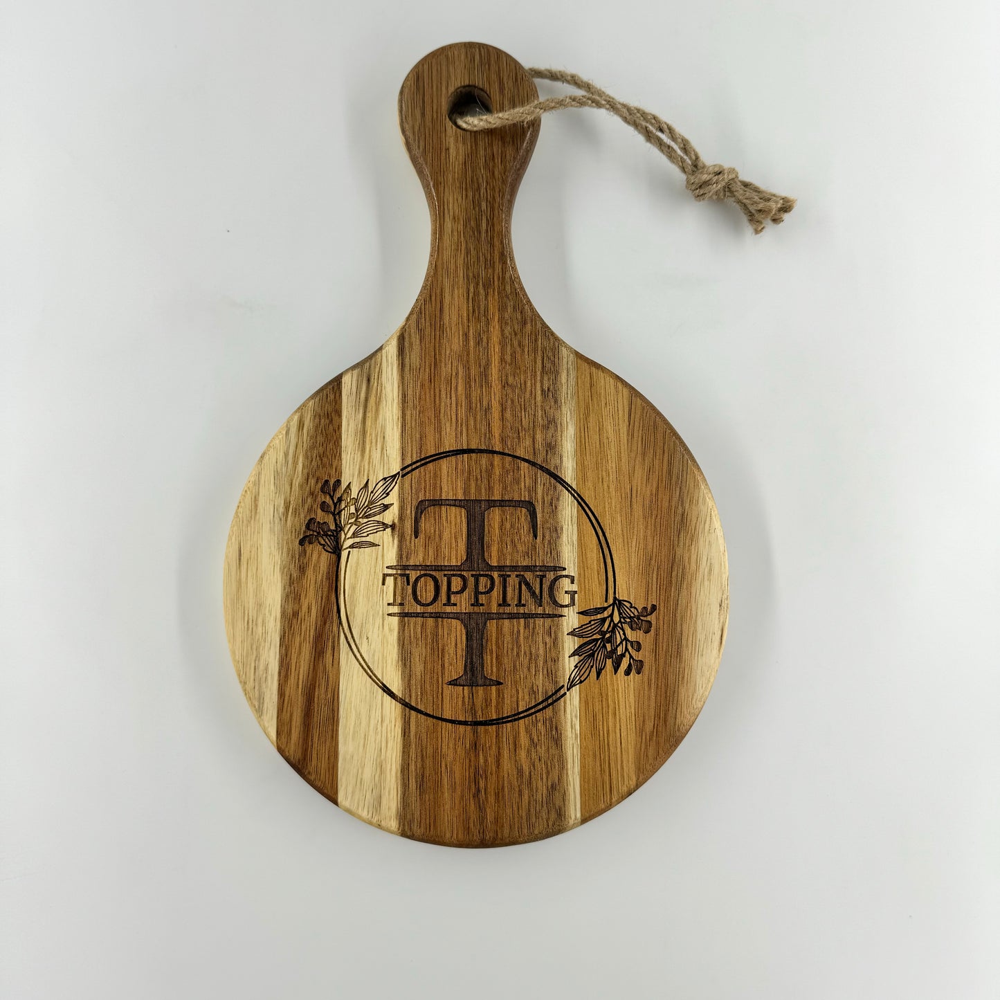 Circle Acacia Cheese Board